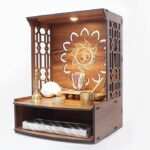 Heartily® Mangal Delightful Wooden Pooja Represent