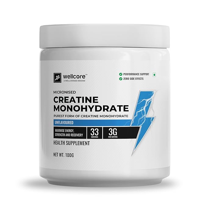 Wellcore - Micronised Creatine Monohydrate (100G