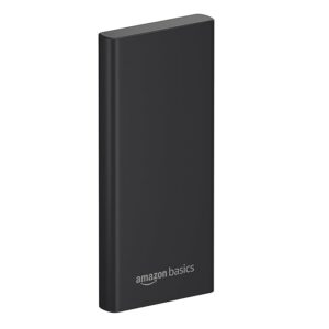 Amazon Nuts and bolts 10000mAh 22.5W Quick Accusing Power Bank of Link | Triple Result Ports |Dual Information Ports | Lithium Polymer Power Bank | Minimal Metal Body (Dark)