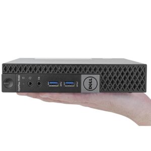 (Refurbished) Dell Optiplex 7040 Mini PC (Intel Core i5 6th gen, 16 GB DDR4 RAM, 512 GB SSD, Windows 11, WiFi, MS Office|Intel HD Graphics|USB, Ethernet,DP), Black