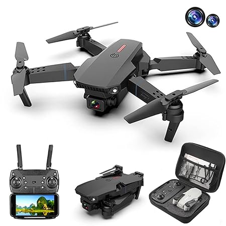 Amazm Drone With Camera 4K 1080P Dual Camera, Rc Drone For Kids, Gesture Selfie, Wifi Fpv Aerial Photography Made Easy And Fun For All Ages