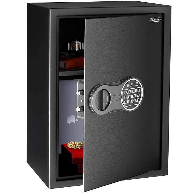 Lifelong LLHS20 56 Litres Home Safe Electronic Locker| Digital Security Safe for Home & Office