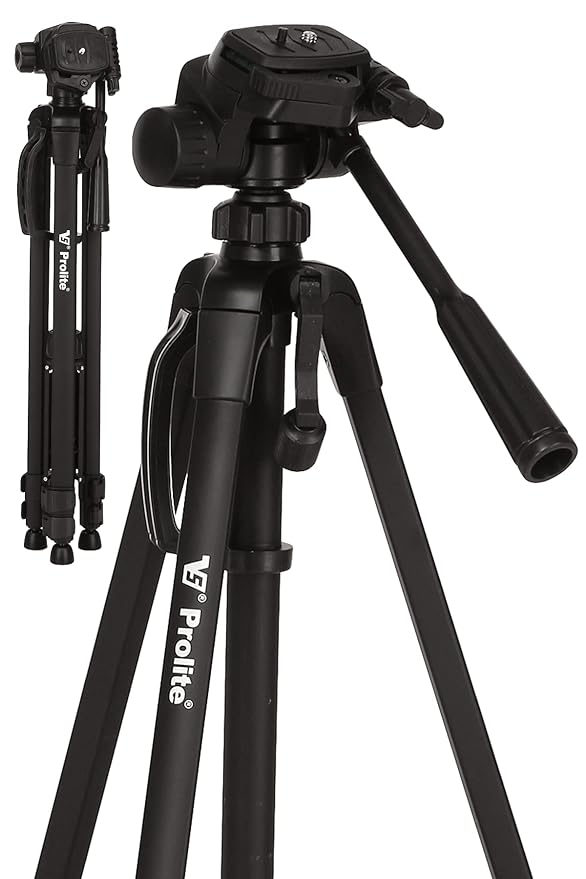 Prolite PL 810-HW Tripod with Mobile Holder & Carry Bag | Use with Video Camera